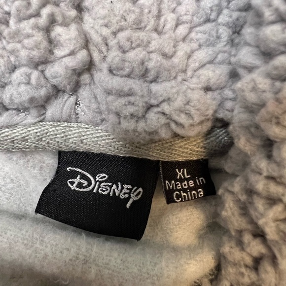 Disney Mickey Mouse zip up fleece grey hoodie. - Picture 5 of 8